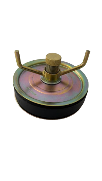 Mech.ABSPERRSTOPFEN 200 mm (195-215 mm ø) mit Durchgang 1''